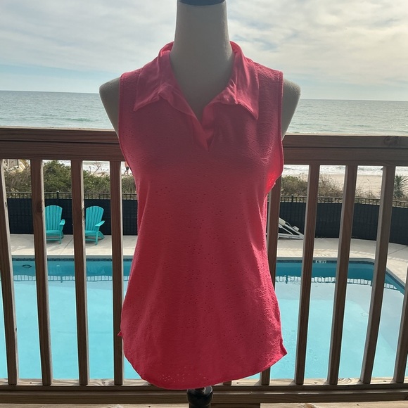 Gottex Tops - Gottex Sleeveless Golf Polo